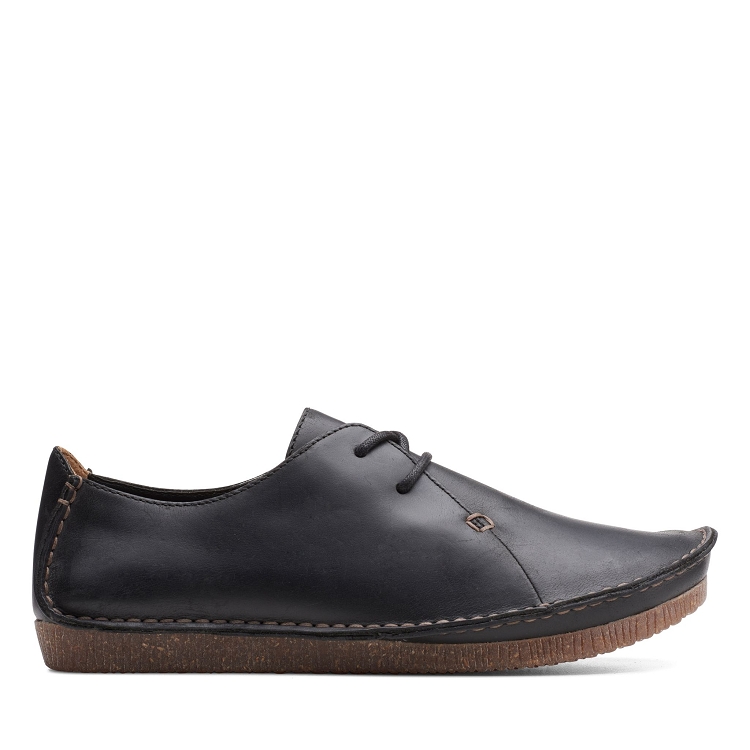 Clarks womens casual  black leather