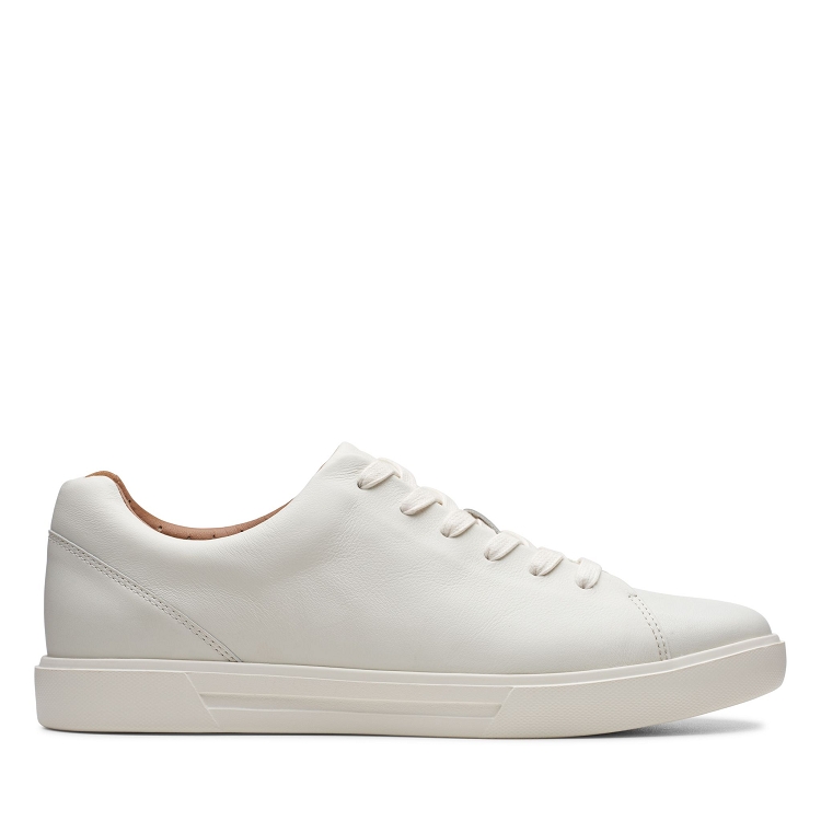 Clarks mens sport  white leather