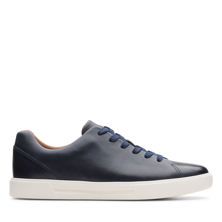 Clarks mens sport  navy leather