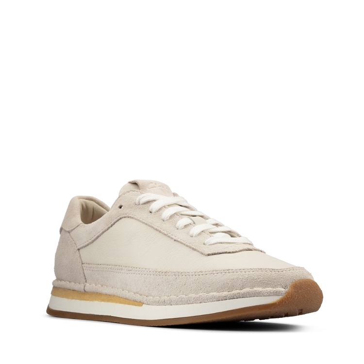 Clarks womens sport  white suede2082701_2