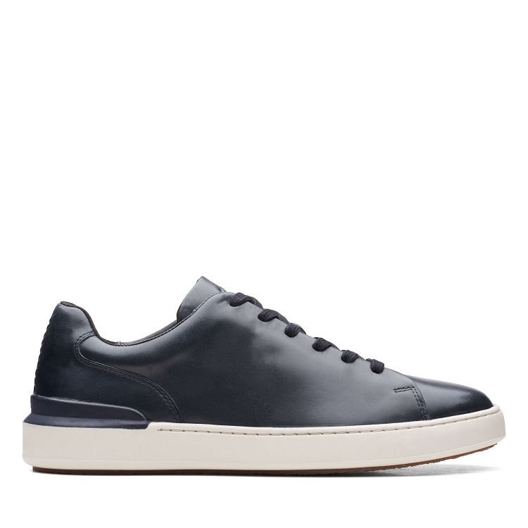 Clarks mens sport  navy leather