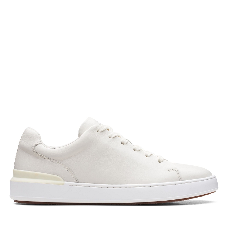 Clarks mens sport  white leather