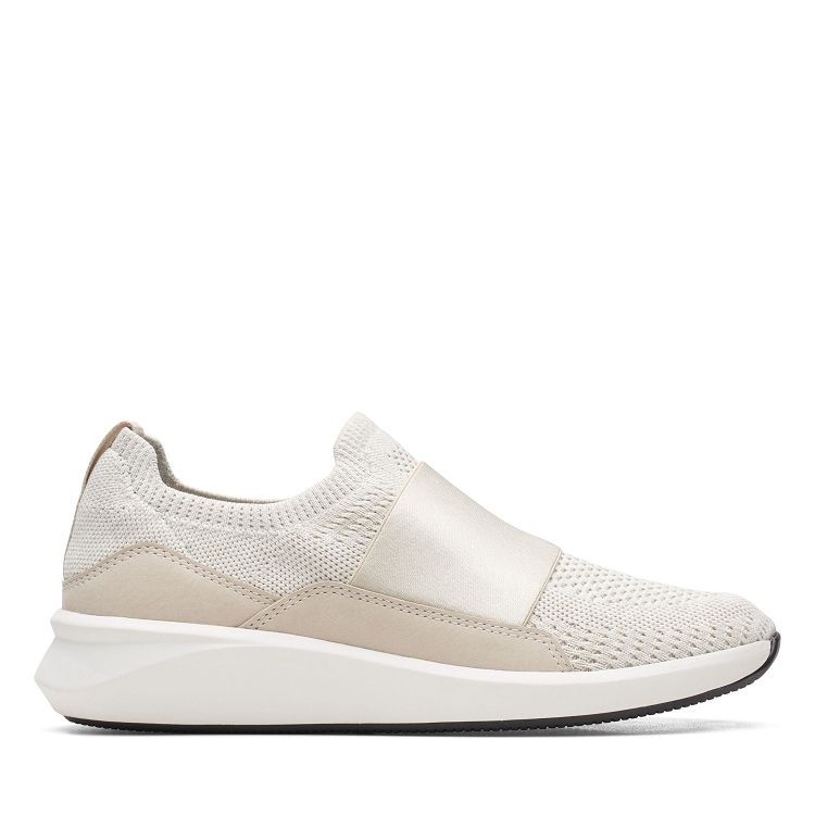 Clarks womens sport  white knit